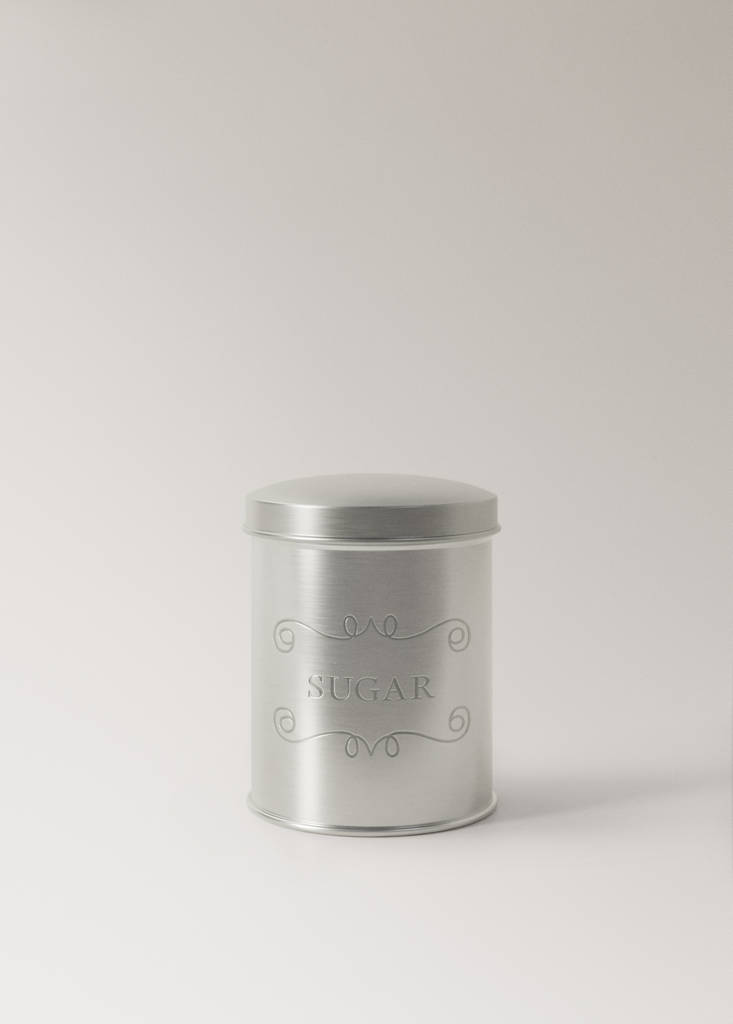 Stainless steel canister — Silver