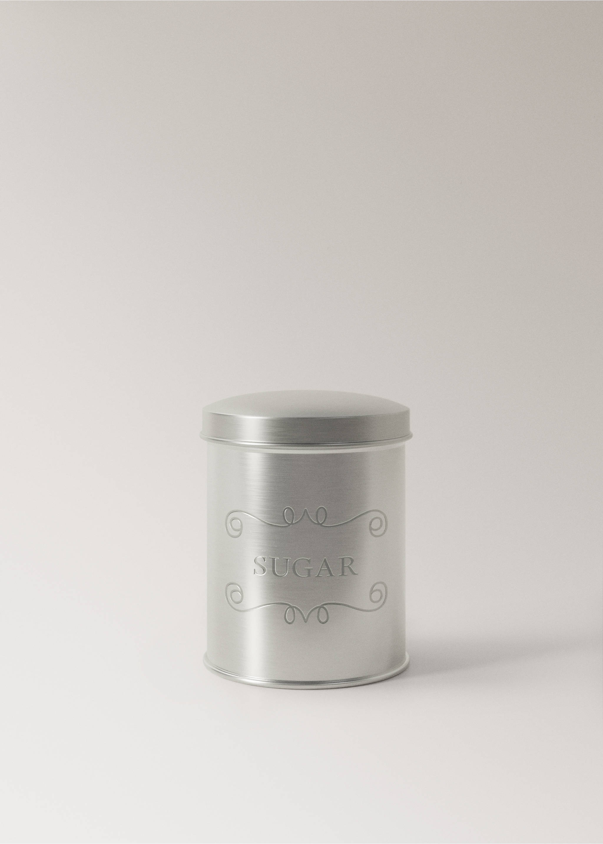 Stainless steel canister - Article without model, Silver. Ref: 37093296-00.