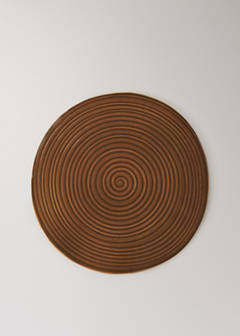 Stoneware trivet — Leather 5