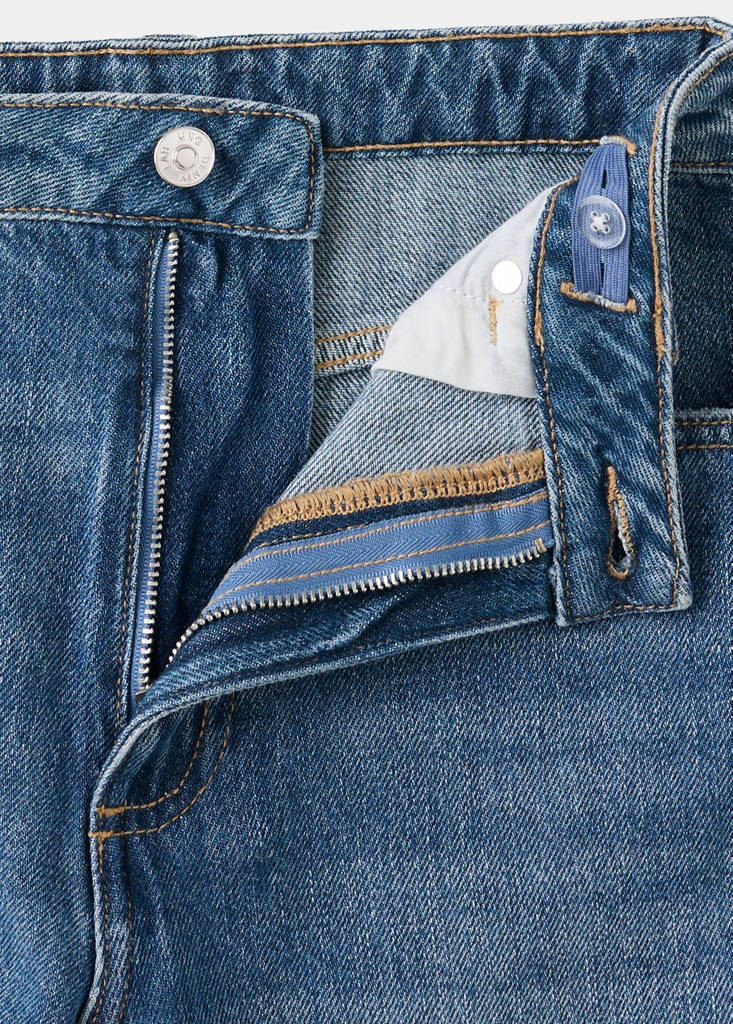 Jeans wide leg — Medium Blue
