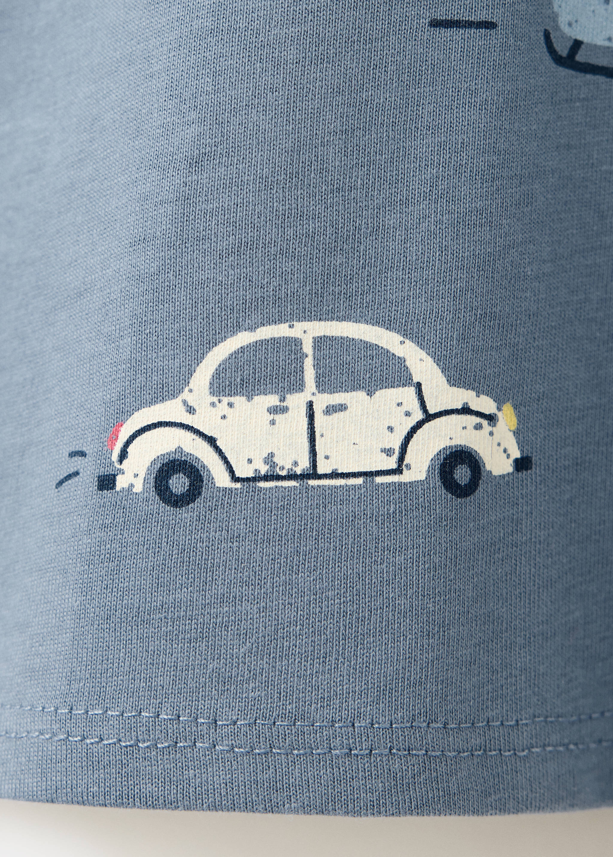 100% cotton T-shirt with designs - Details of the article 0
