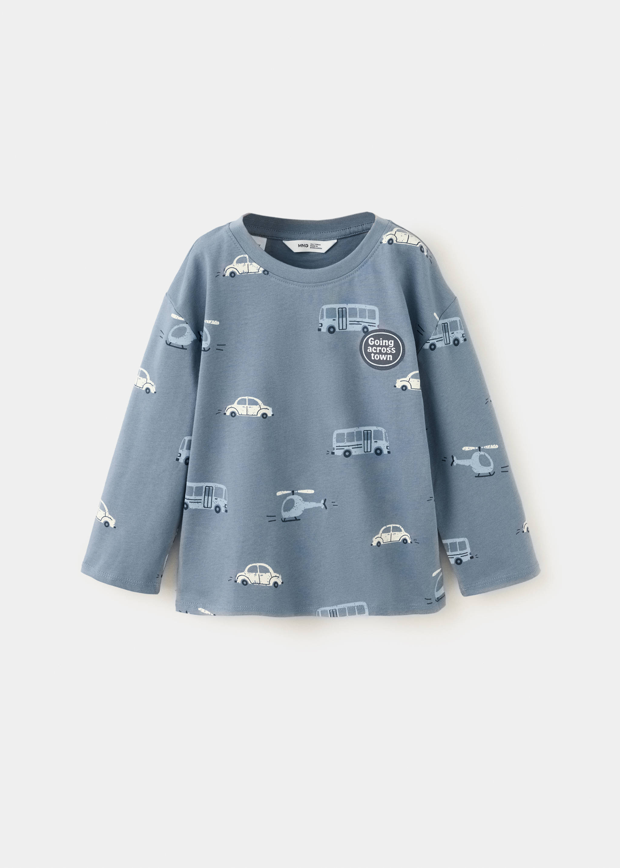100% cotton T-shirt with designs - Article without model