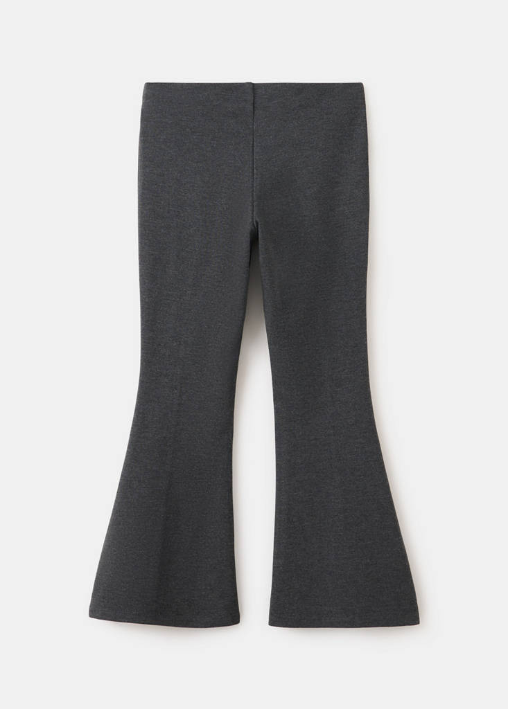Flared seam leggings — Dark Heather Grey