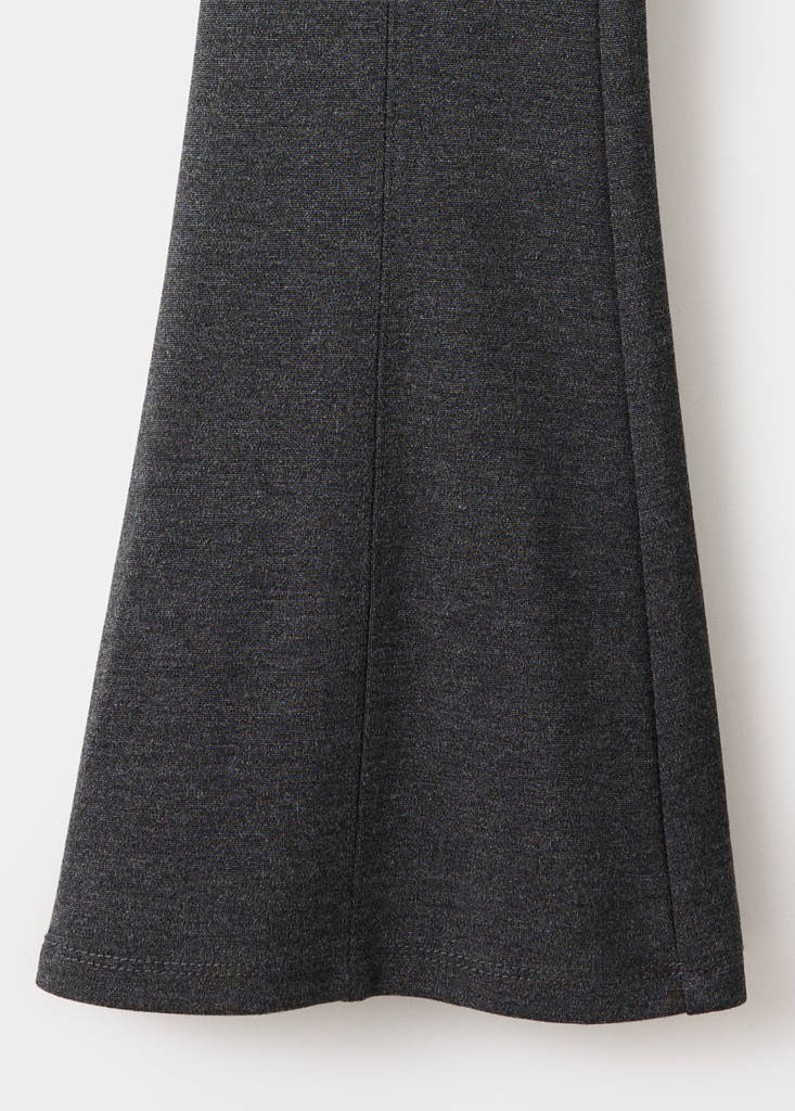 Flared seam leggings — Dark Heather Grey