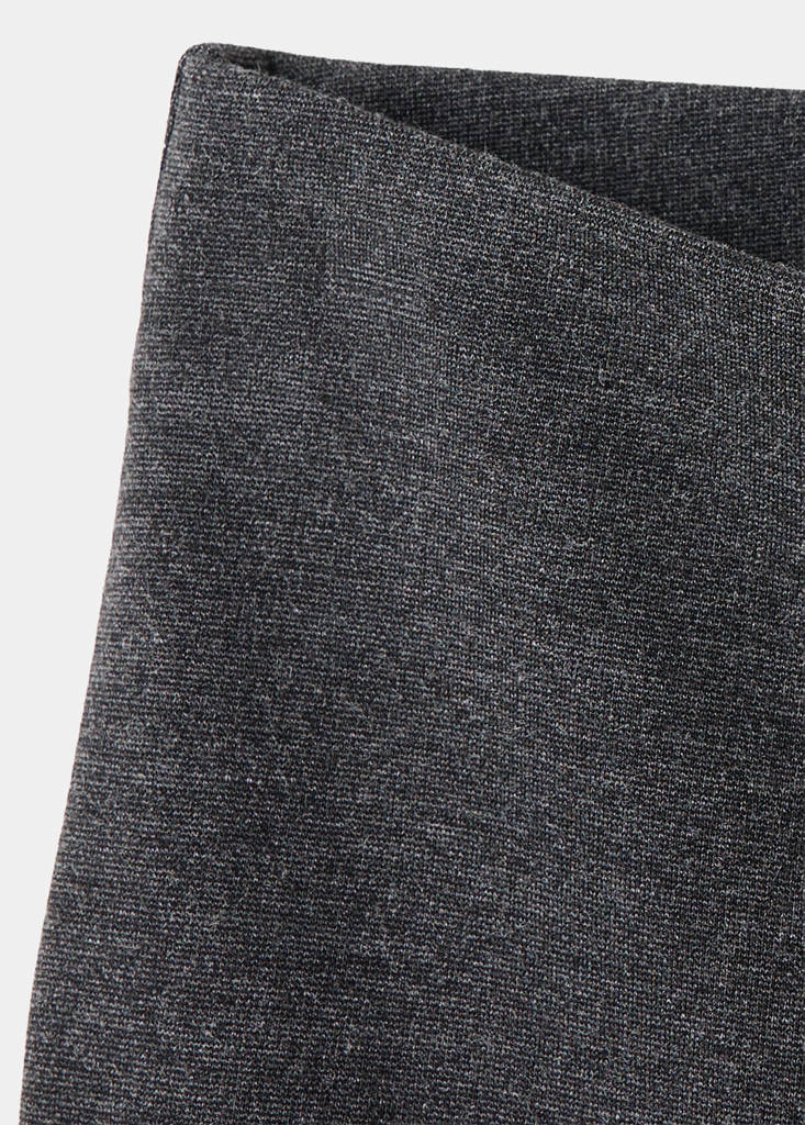 Flared seam leggings — Dark Heather Grey