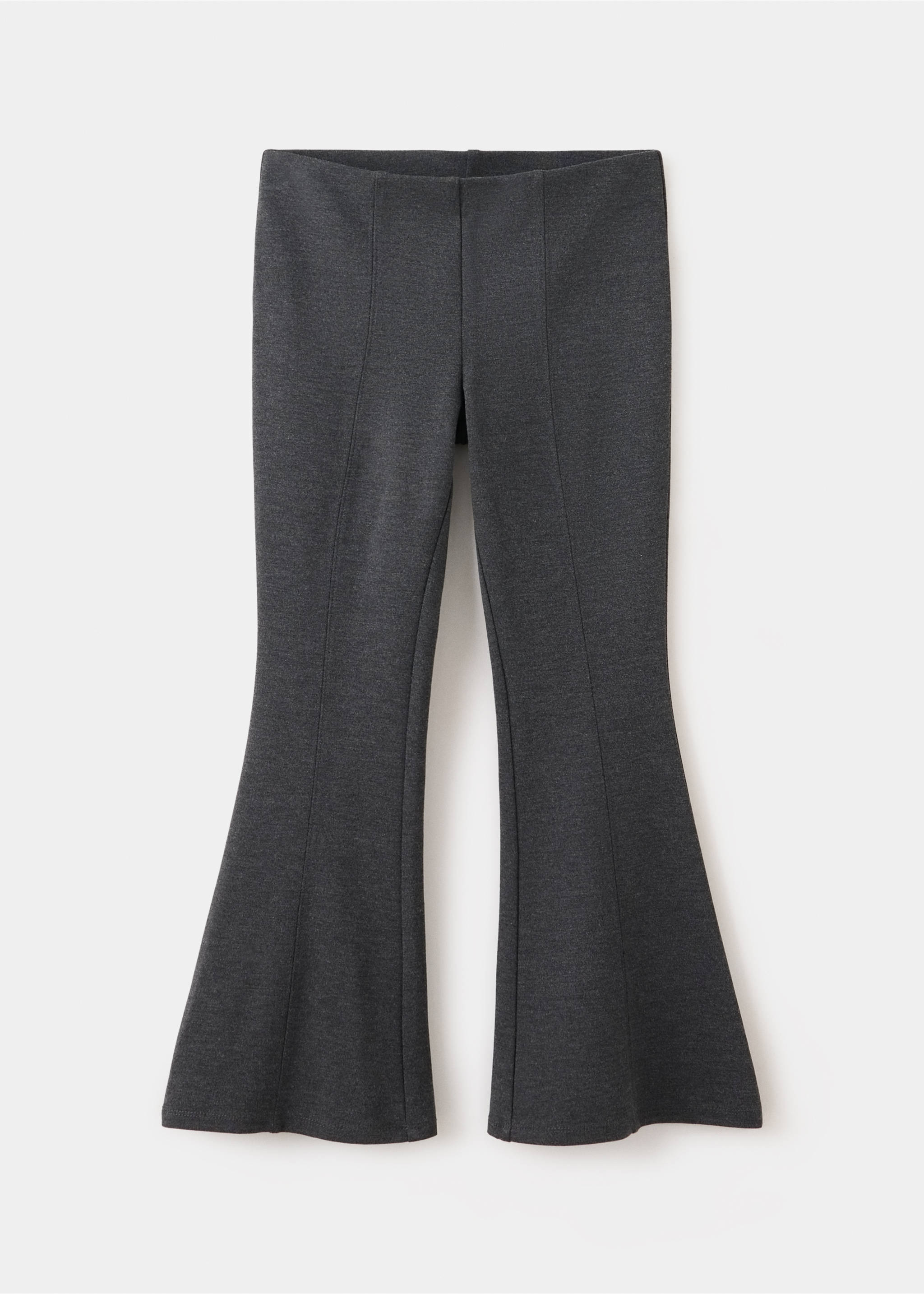 Flared seam leggings - Article without model, Dark Heather Grey. Ref: 37093306-00.