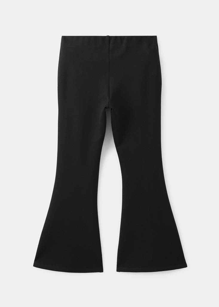 Flared seam leggings — Black