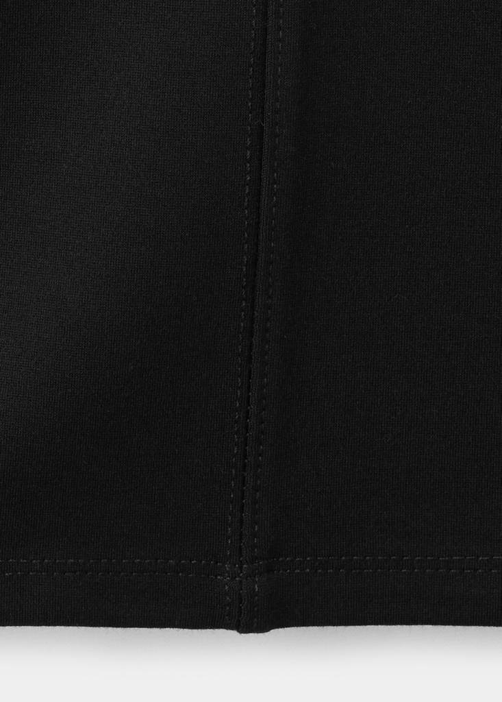 Flared seam leggings — Black