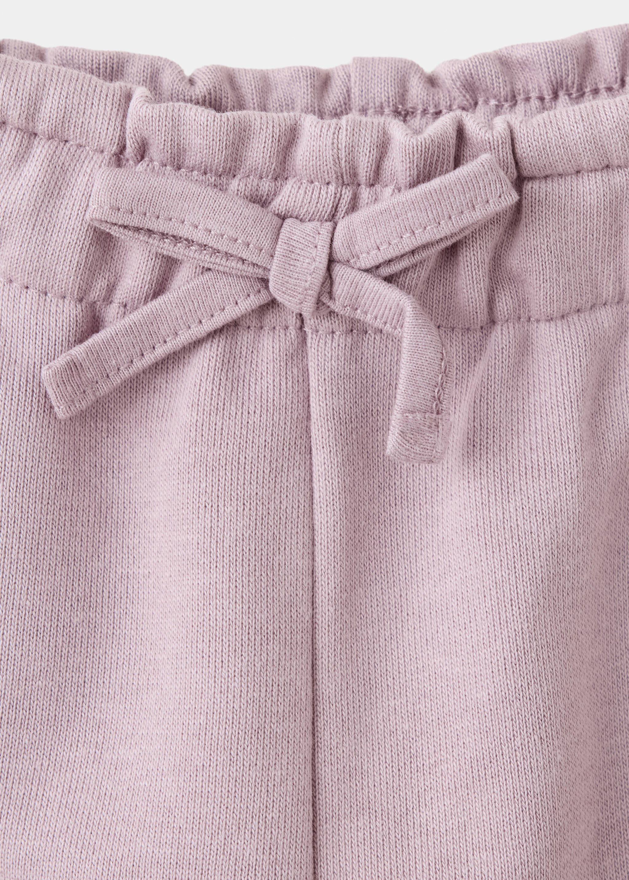 Joggers de algodão com cordão - Pormenor do artigo 8