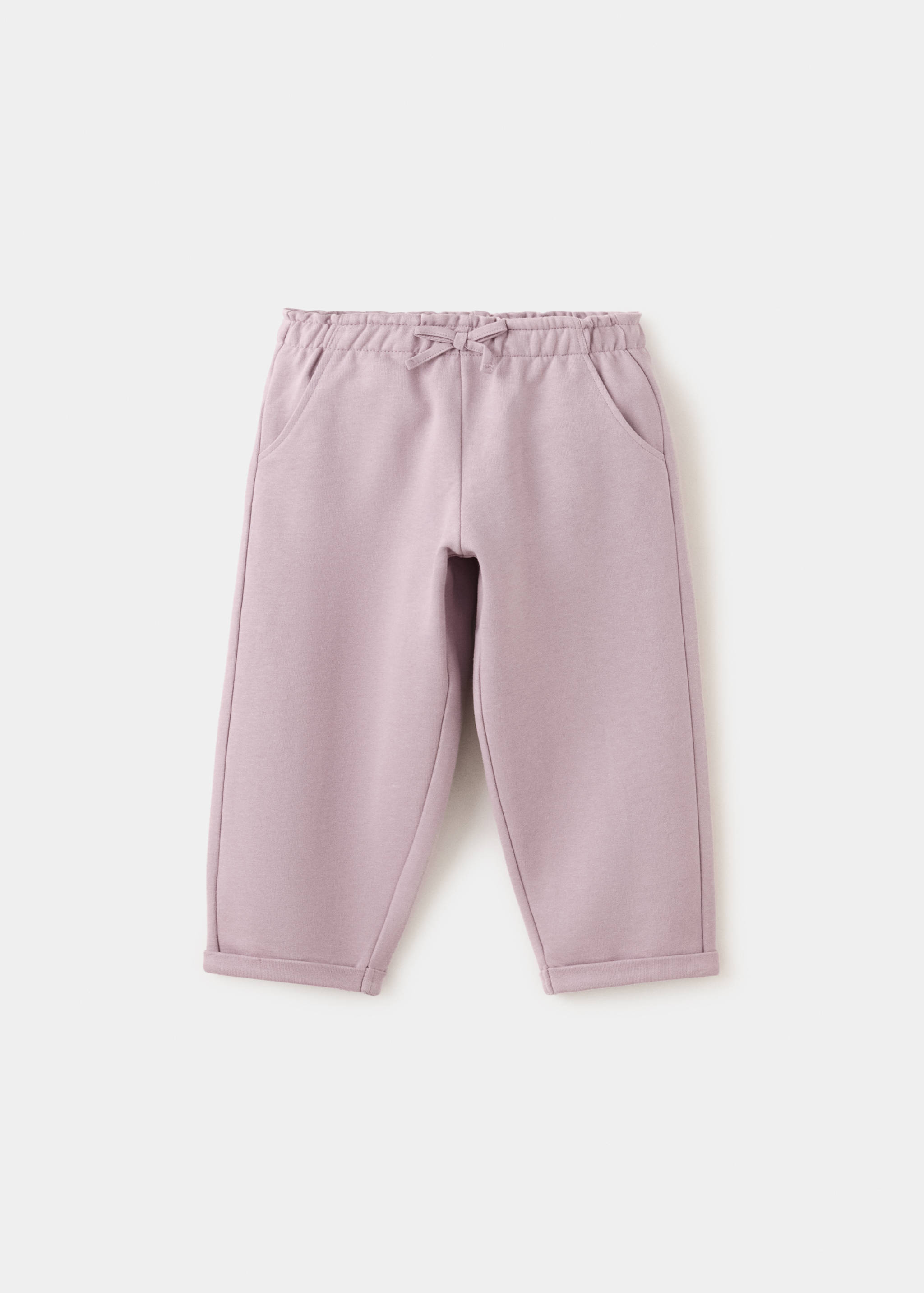 Joggers de algodão com cordão - Artigo sem modelo