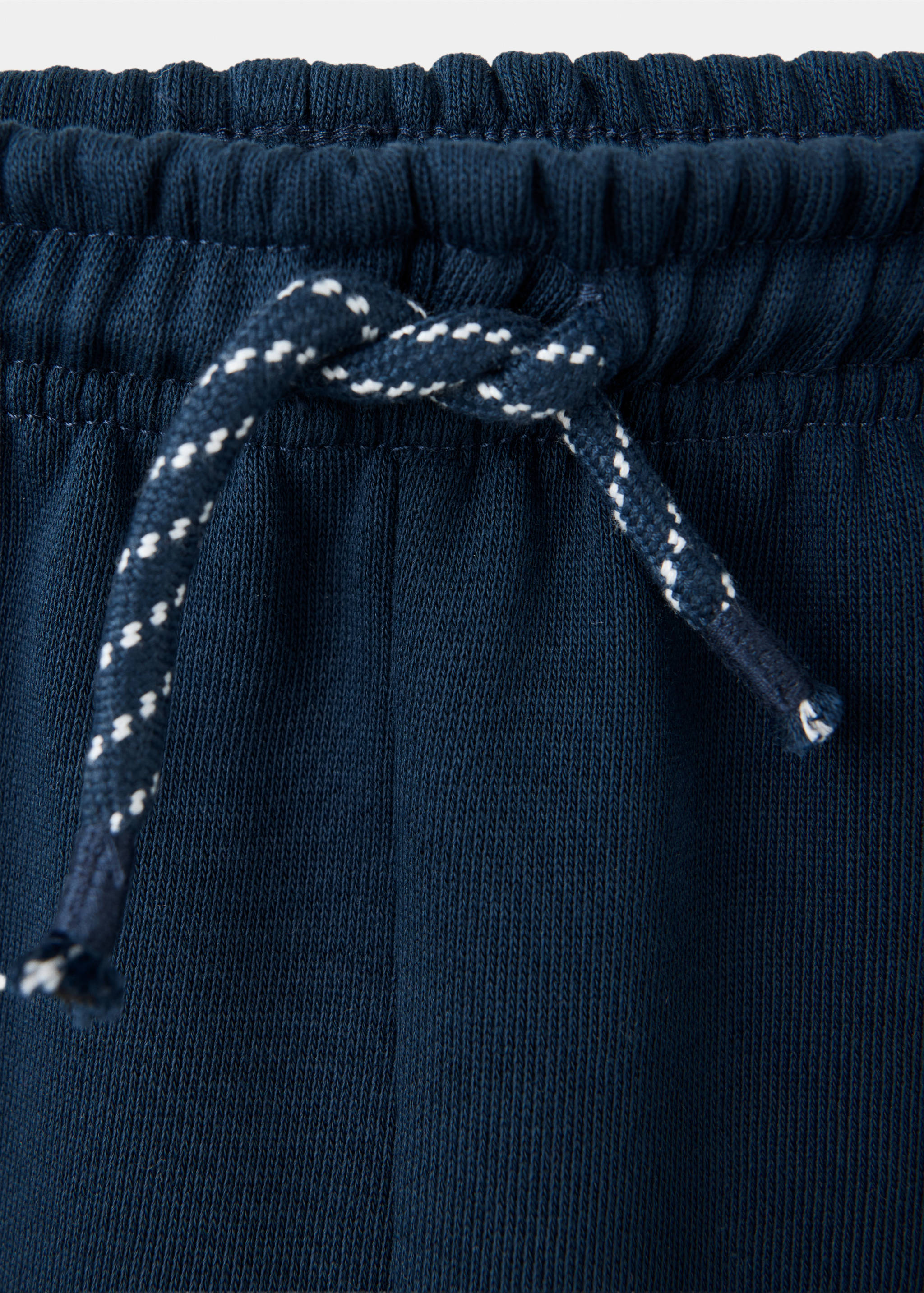 Pantalon droit coton - Détail de l'article 8, Bleu marine. Ref: 37093310-00.