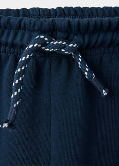 Cotton jogger-style trousers — Navy 2