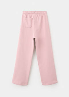 Cotton jogger-style trousers — Pink 3