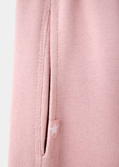 Cotton jogger-style trousers — Pink 4