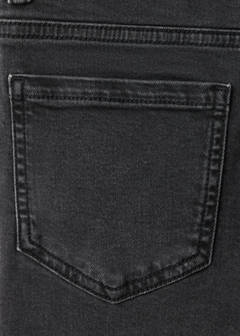 Skinny fit cotton jeans — Black denim 4