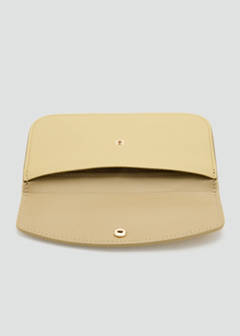 Wallet with button flap — Vanilla 3