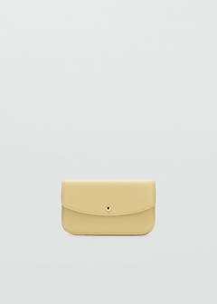 Wallet with button flap — Vanilla 1