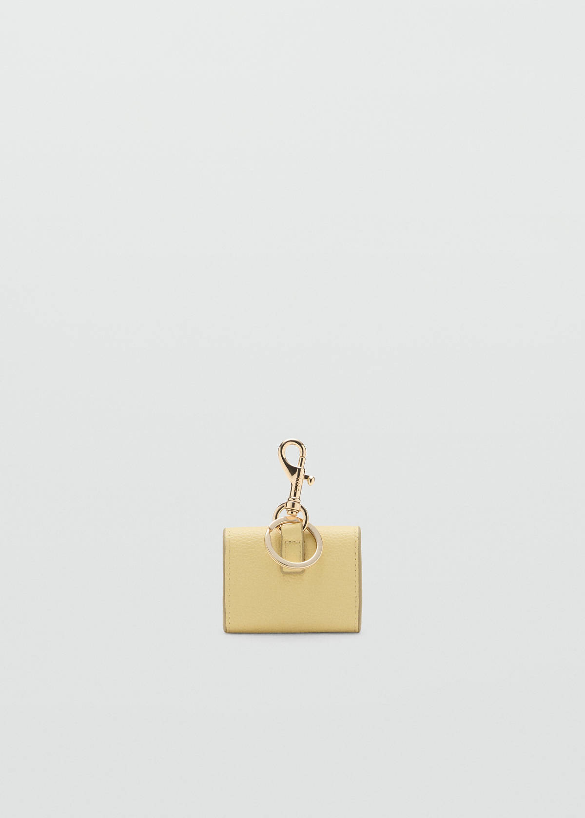 Earphone pouch with flap — Vanilla
