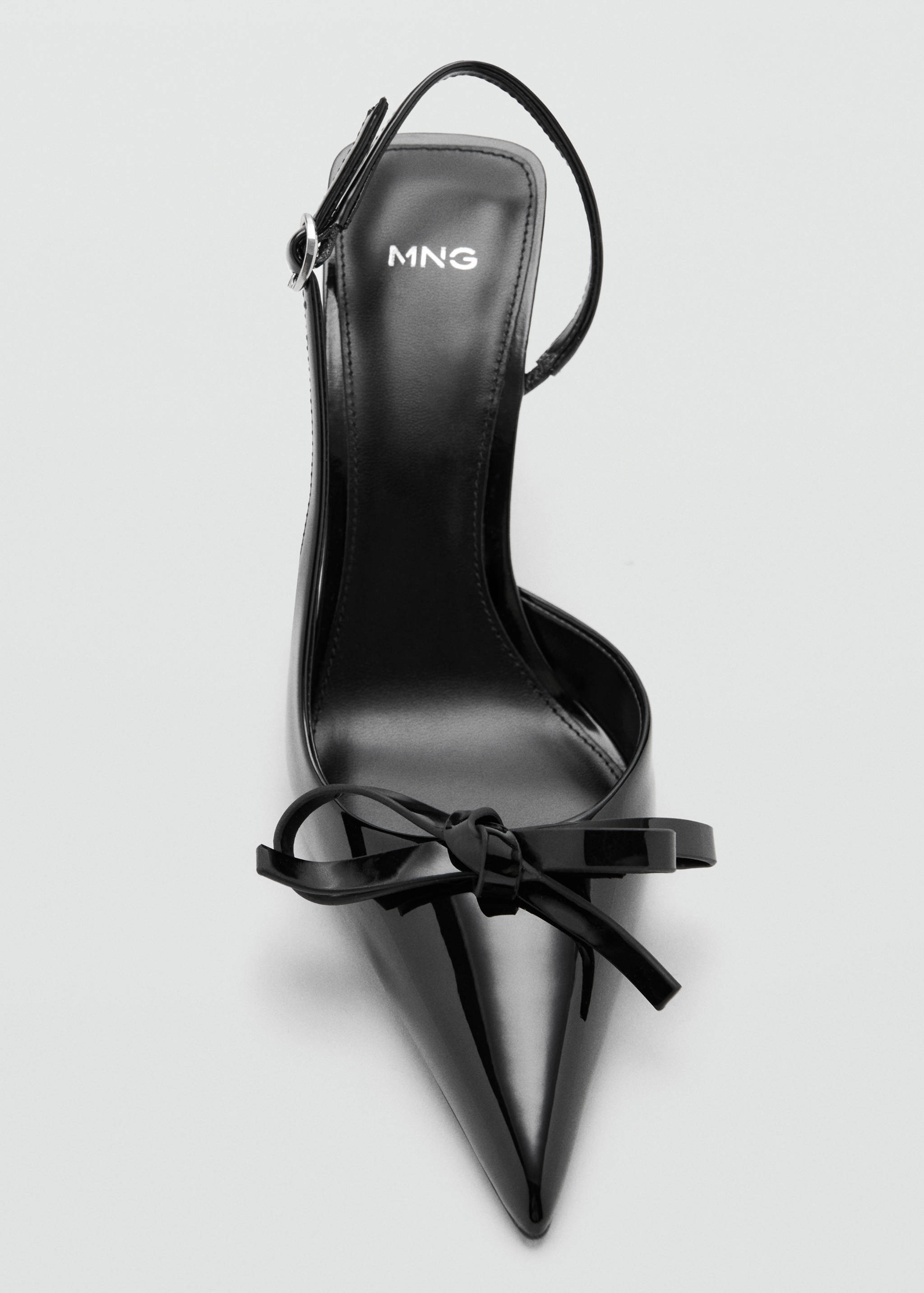 Chaussures à talons en cuir verni à nœud - Détail de l'article 2