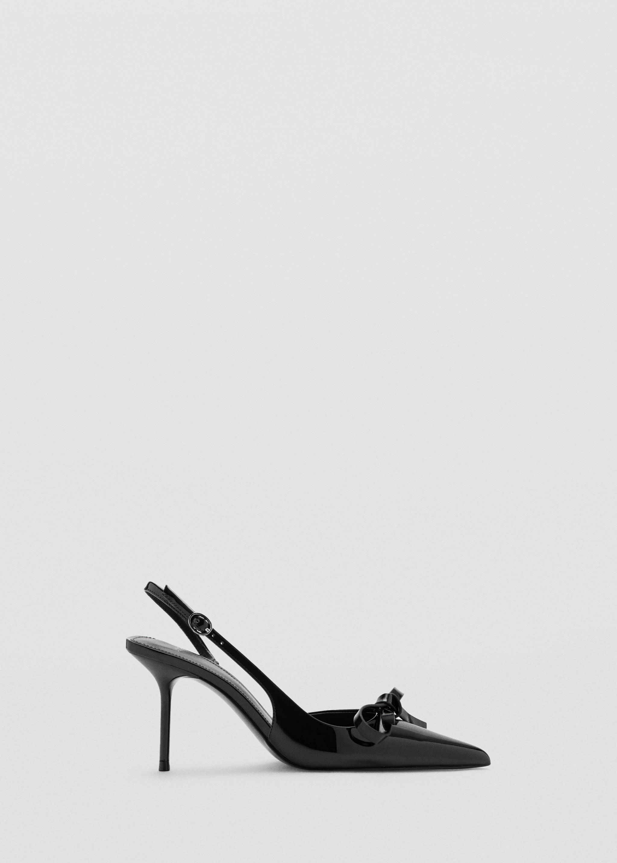 Chaussures à talons en cuir verni à nœud - Article sans modèle