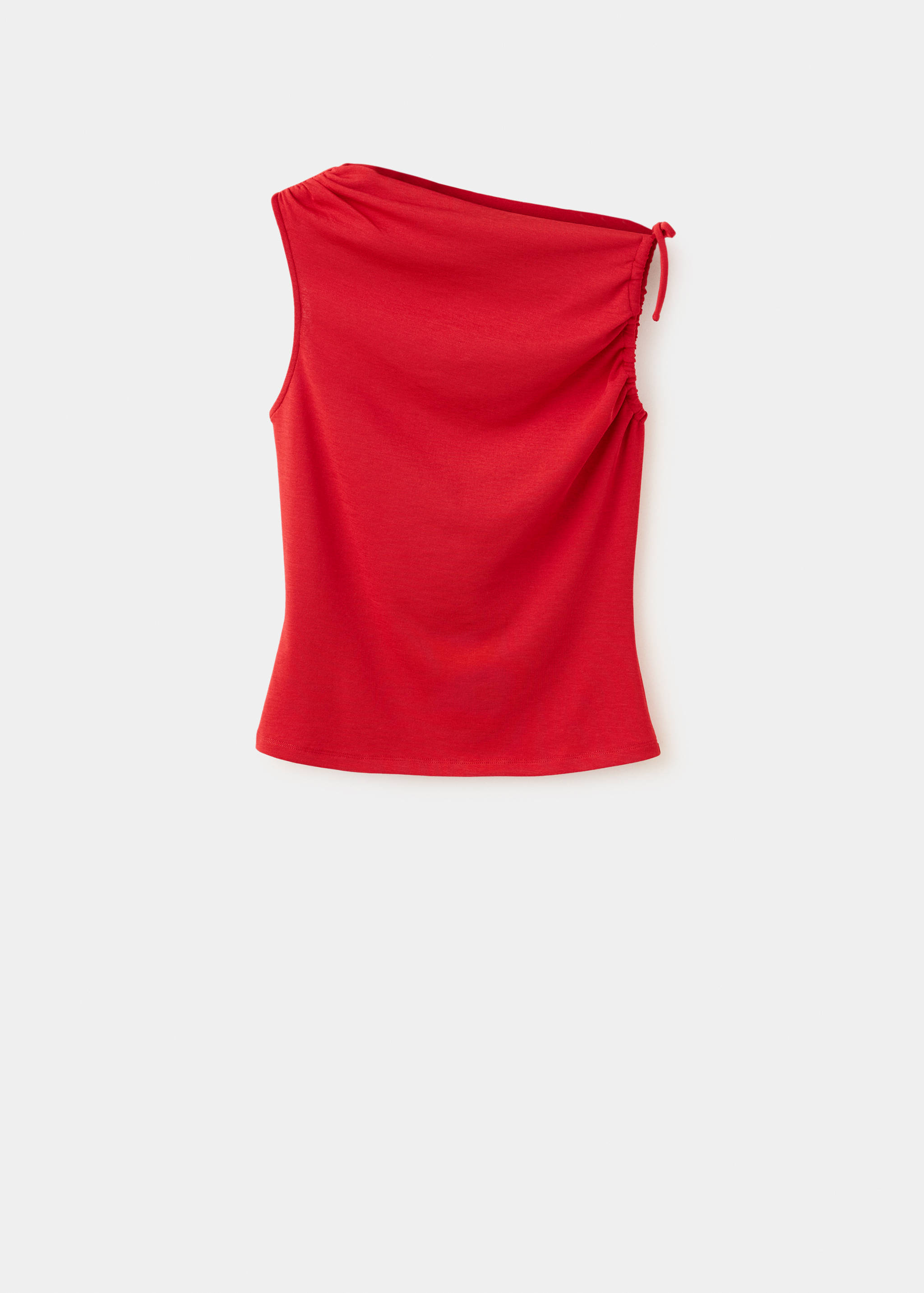 Asymmetric ruched top - Article without model