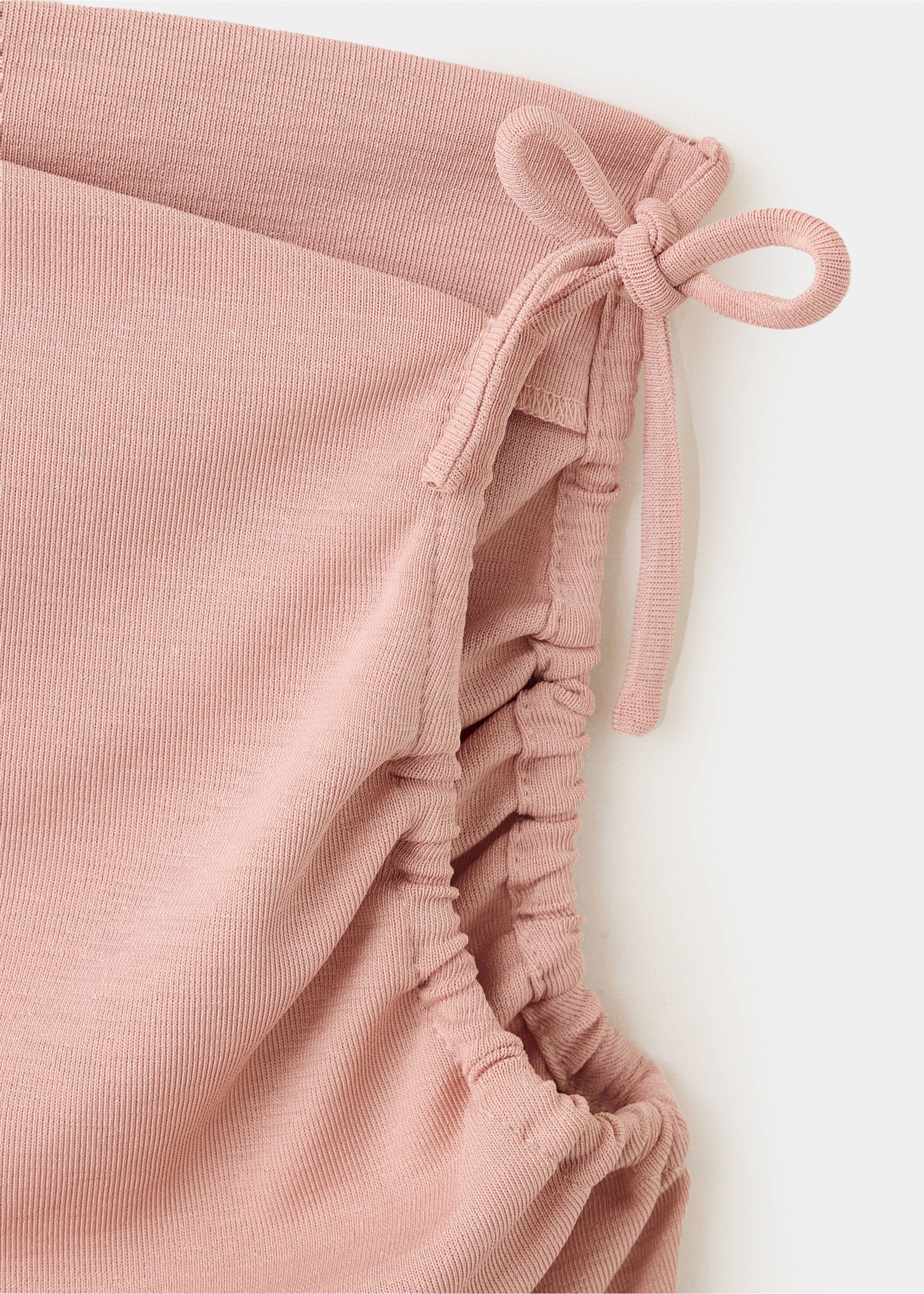 Asymmetric ruched top - Details of the article 0, Pink. Ref: 37093320-00.