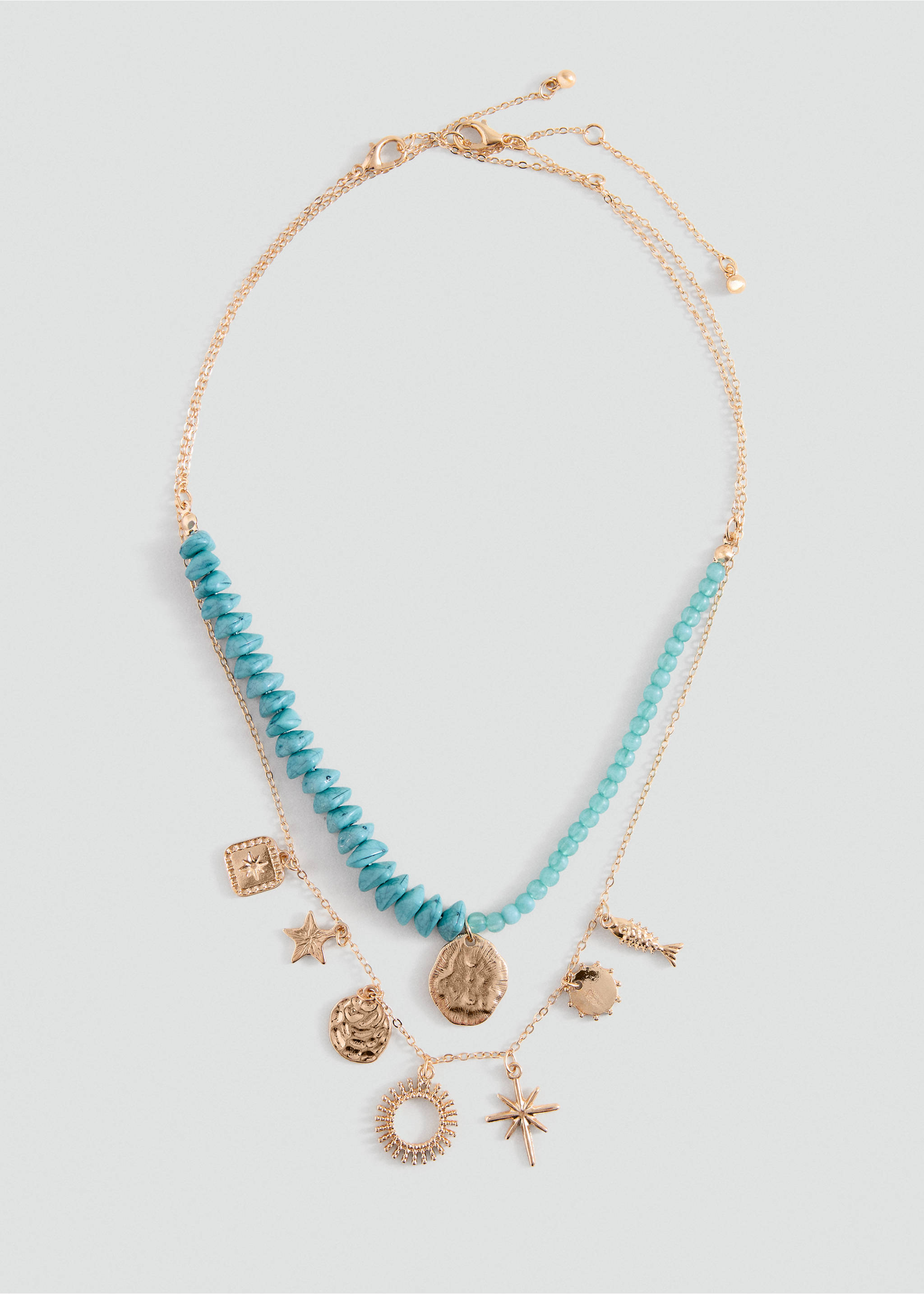 Combined necklace pack - Article without model, Blue. Ref: 37093322-00.
