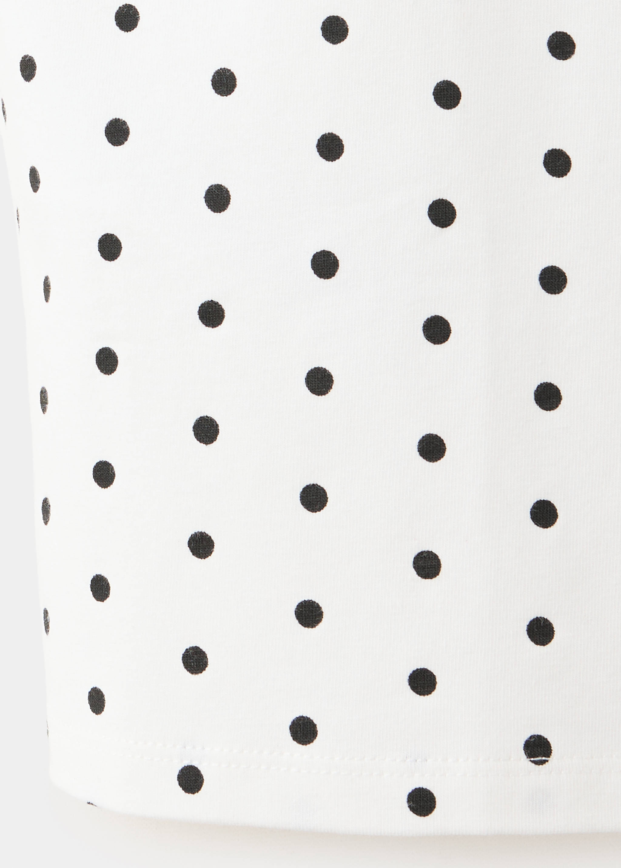Polka dots cotton t-shirt - Details of the article 0
