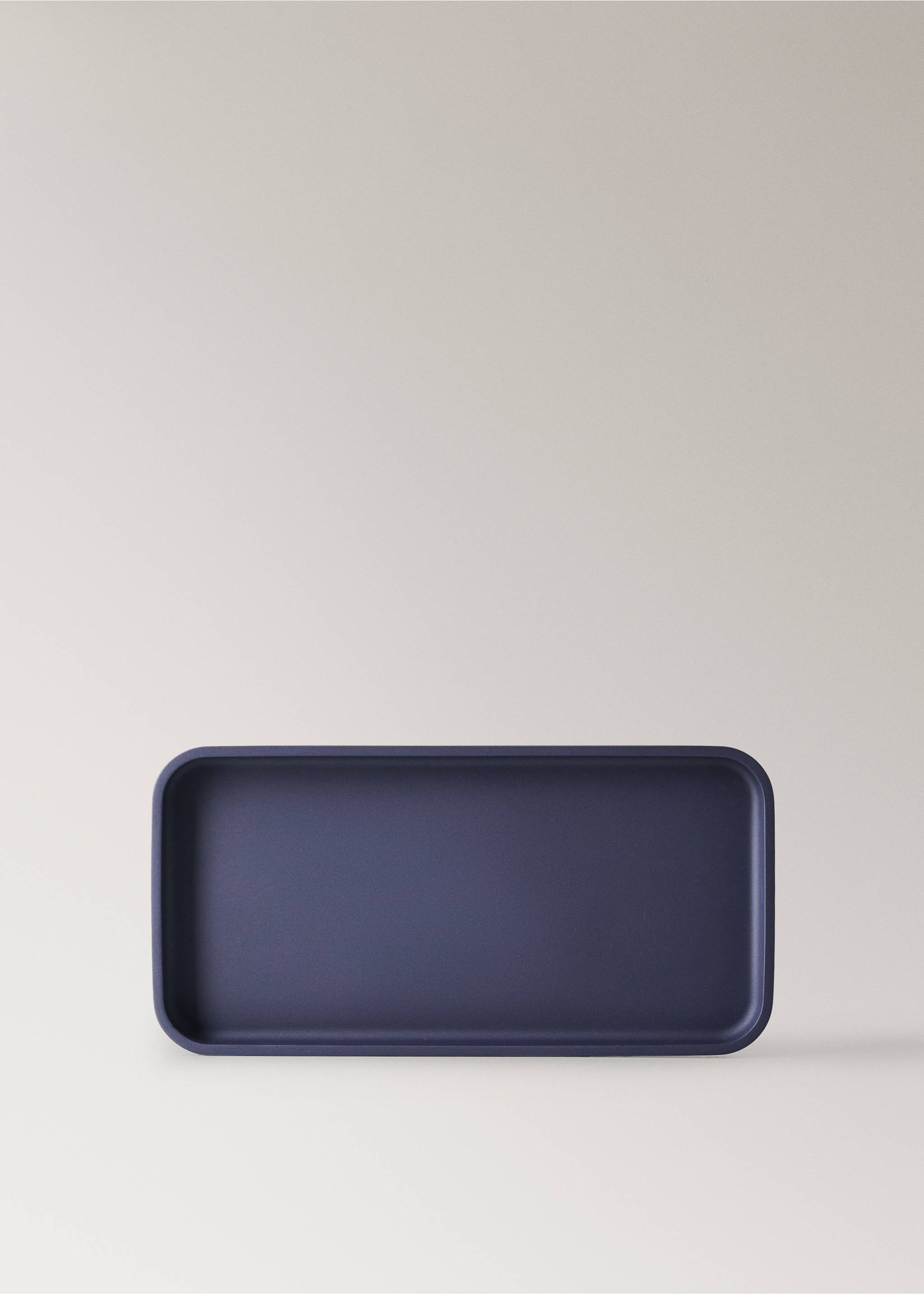 Striped resin bath tray - Article without model, Blue. Ref: 37093859-00.