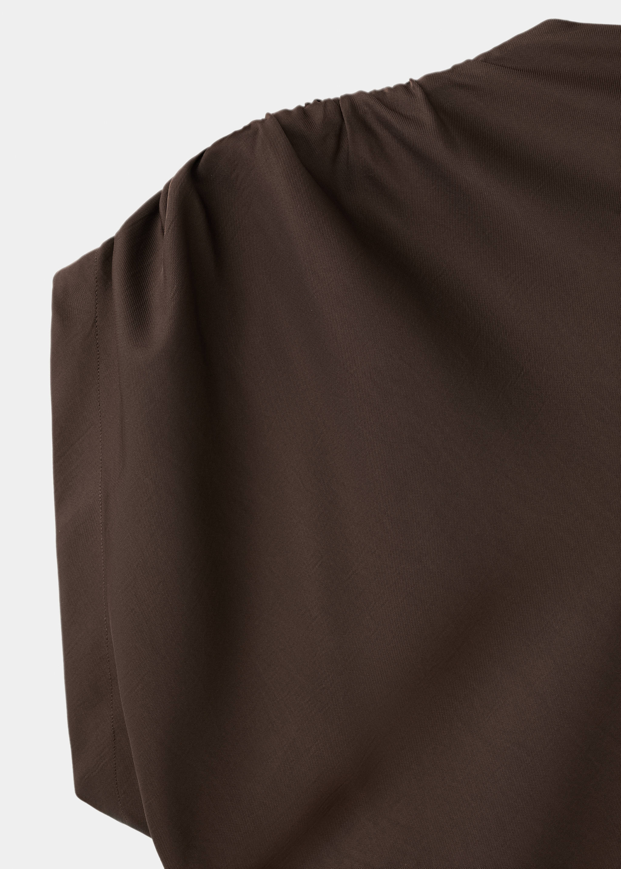 Asymmetric side ruched dress - Details of the article 8