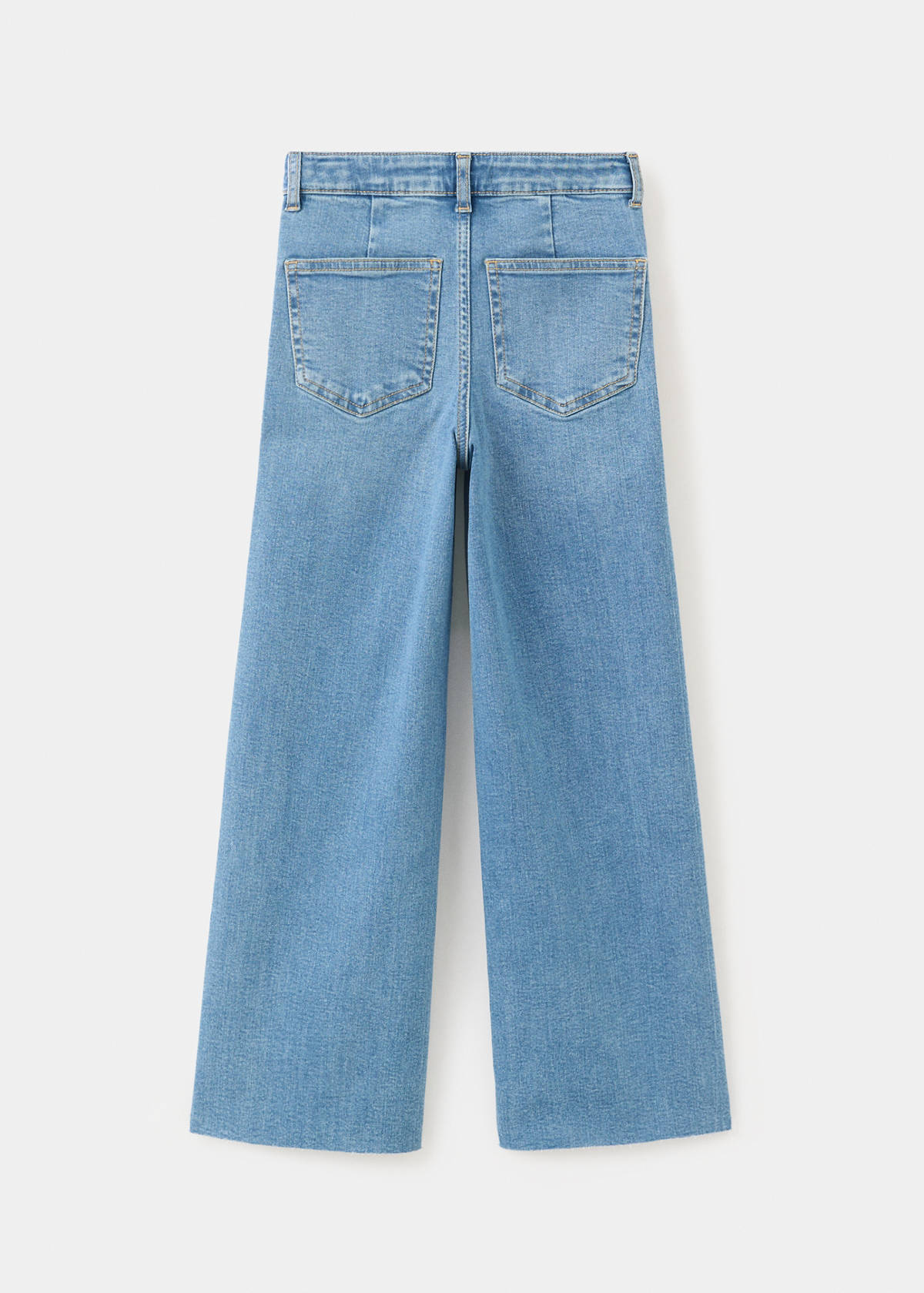 Straight seamless jeans — Medium Blue
