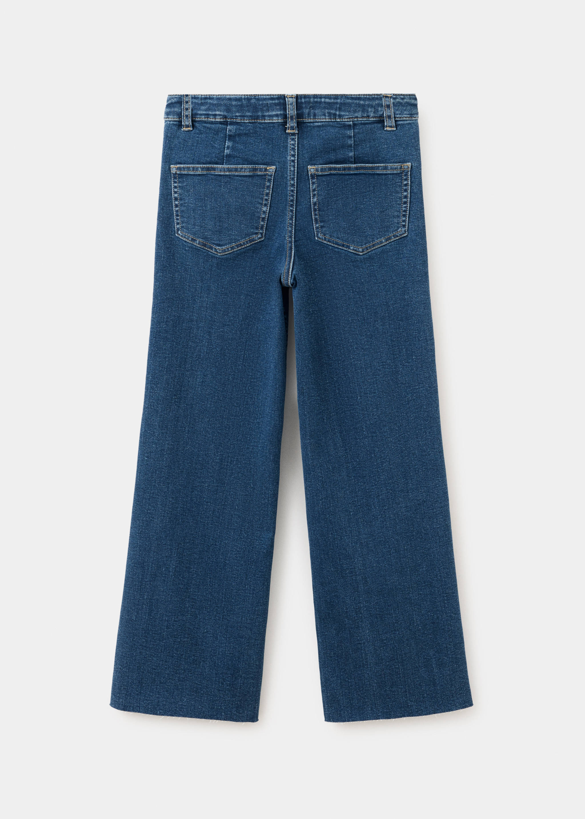 Straight seamless jeans - Reverse of the article