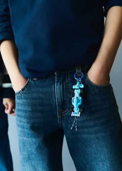 Combined keyring charms — Blue 2