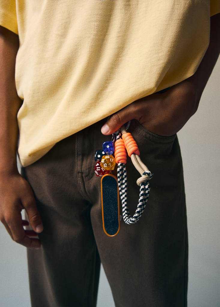 Multi-charms keyring — Orange
