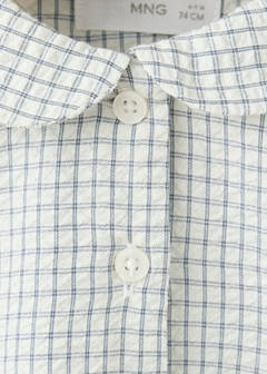 Long-sleeve checked babygrow — Off White 3