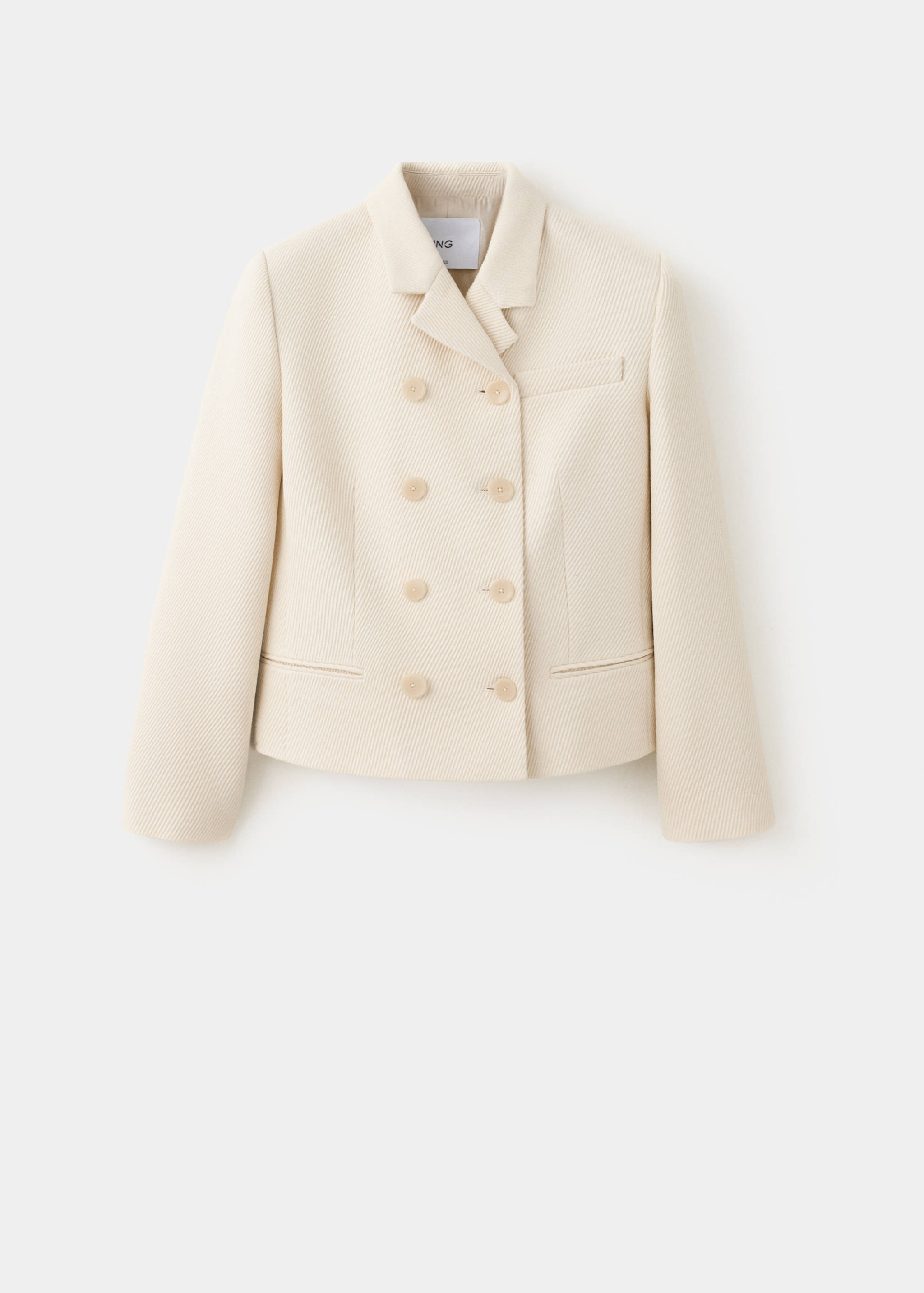 Short double-breasted jacket - Article without model