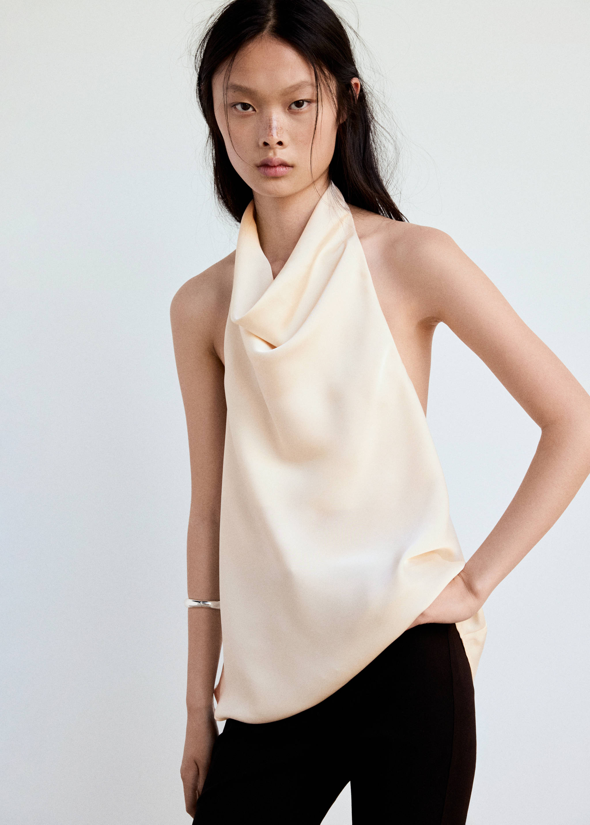Top satin col bénitier - Détail de l'article 2