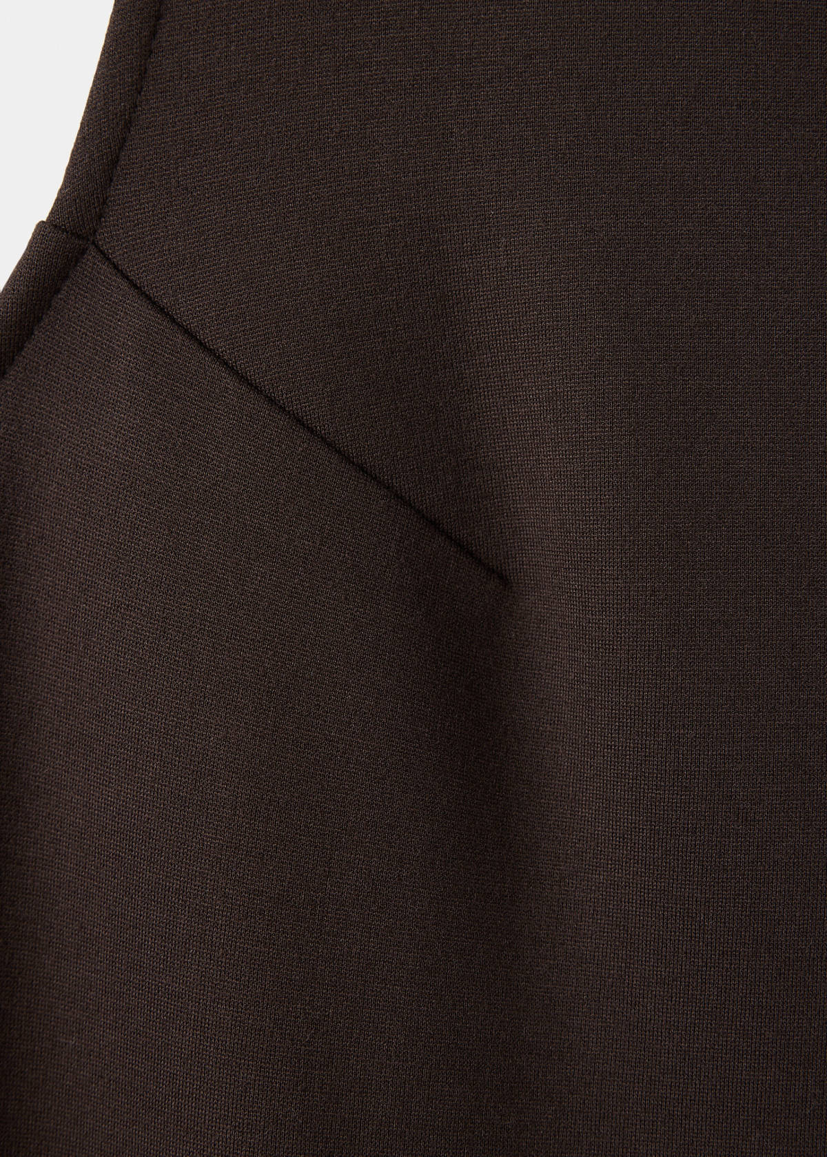 Long jumpsuit with belt and buckle — Brown