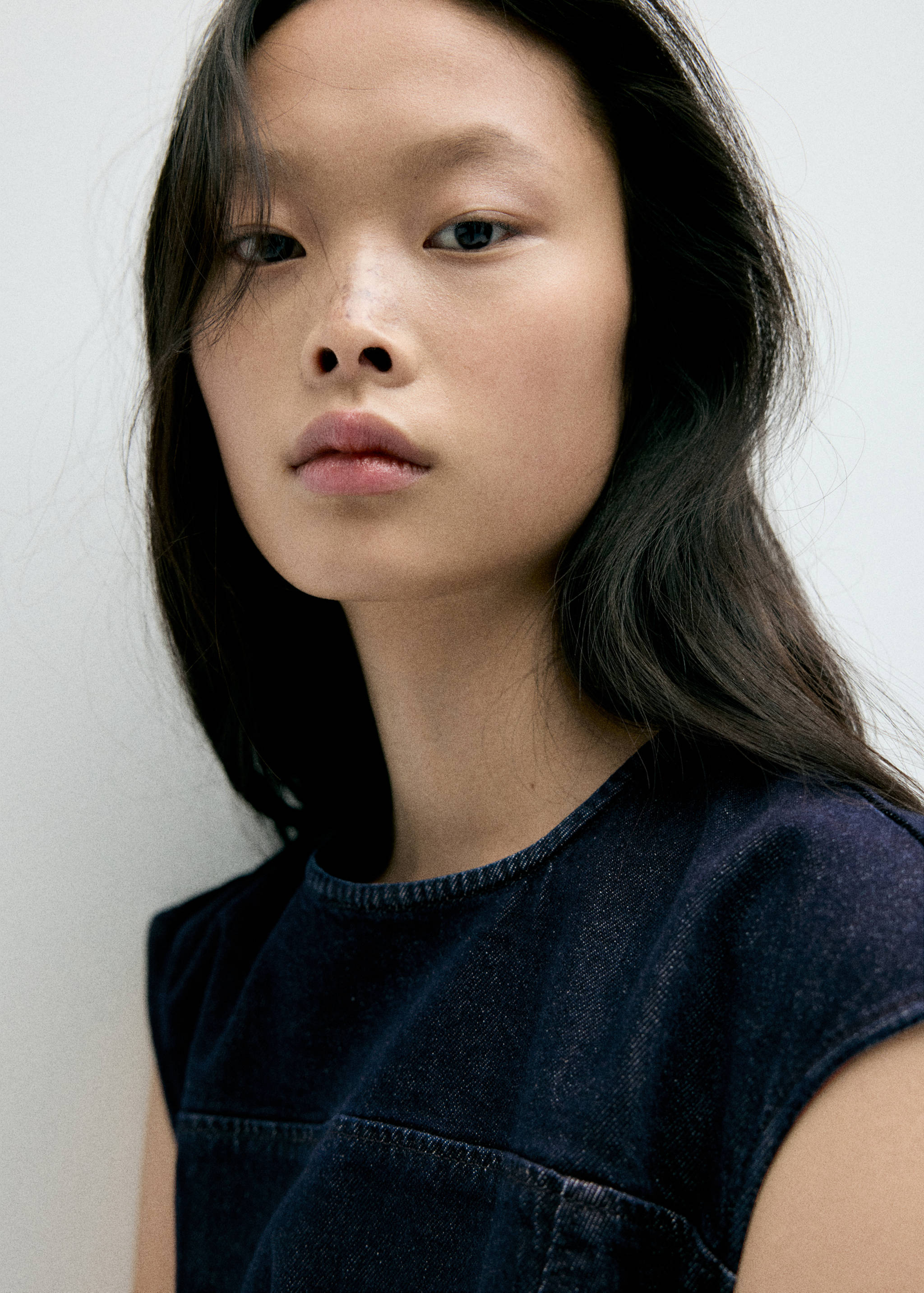 Short denim dress - Details of the article 1