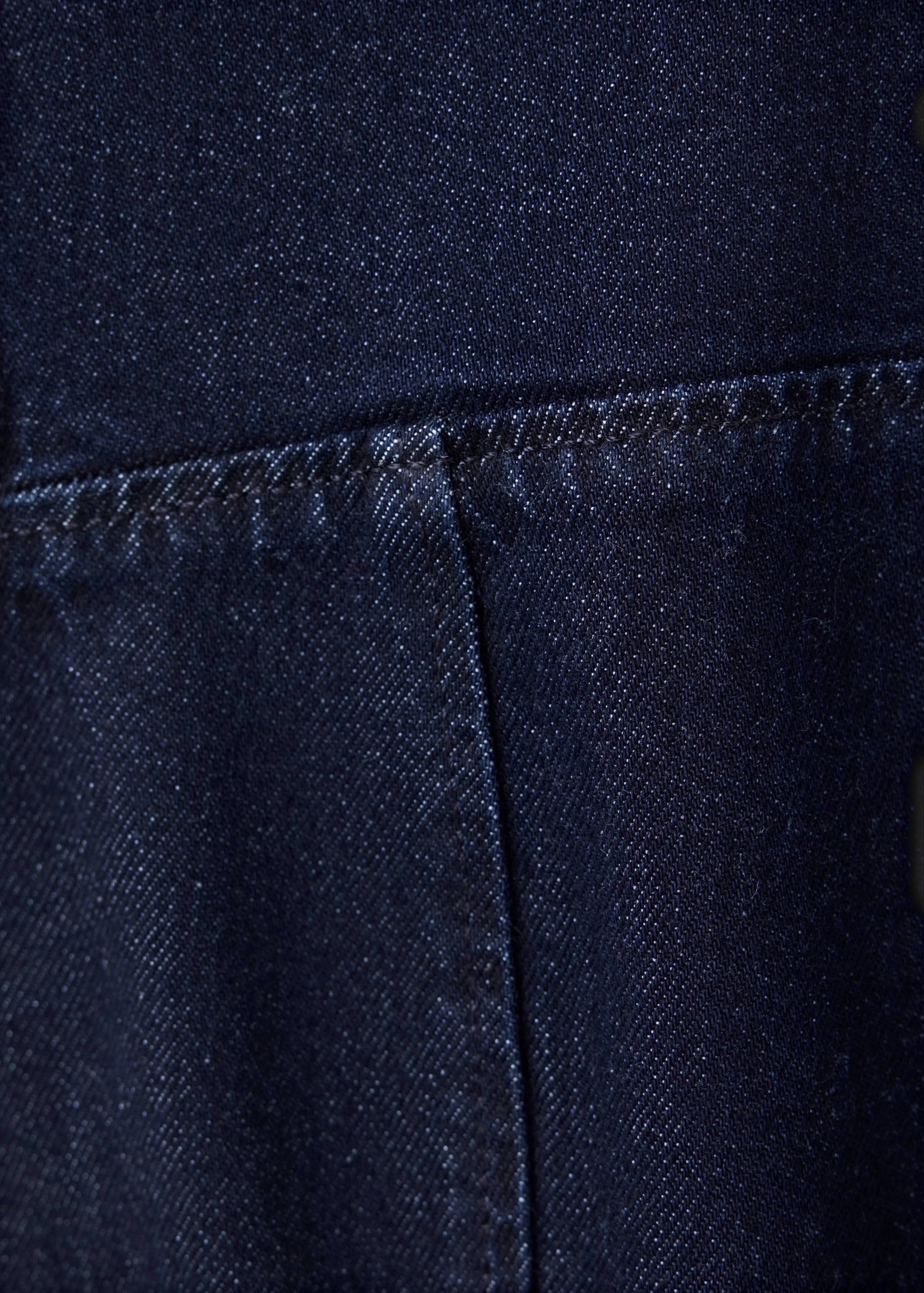 Short denim dress - Details of the article 0