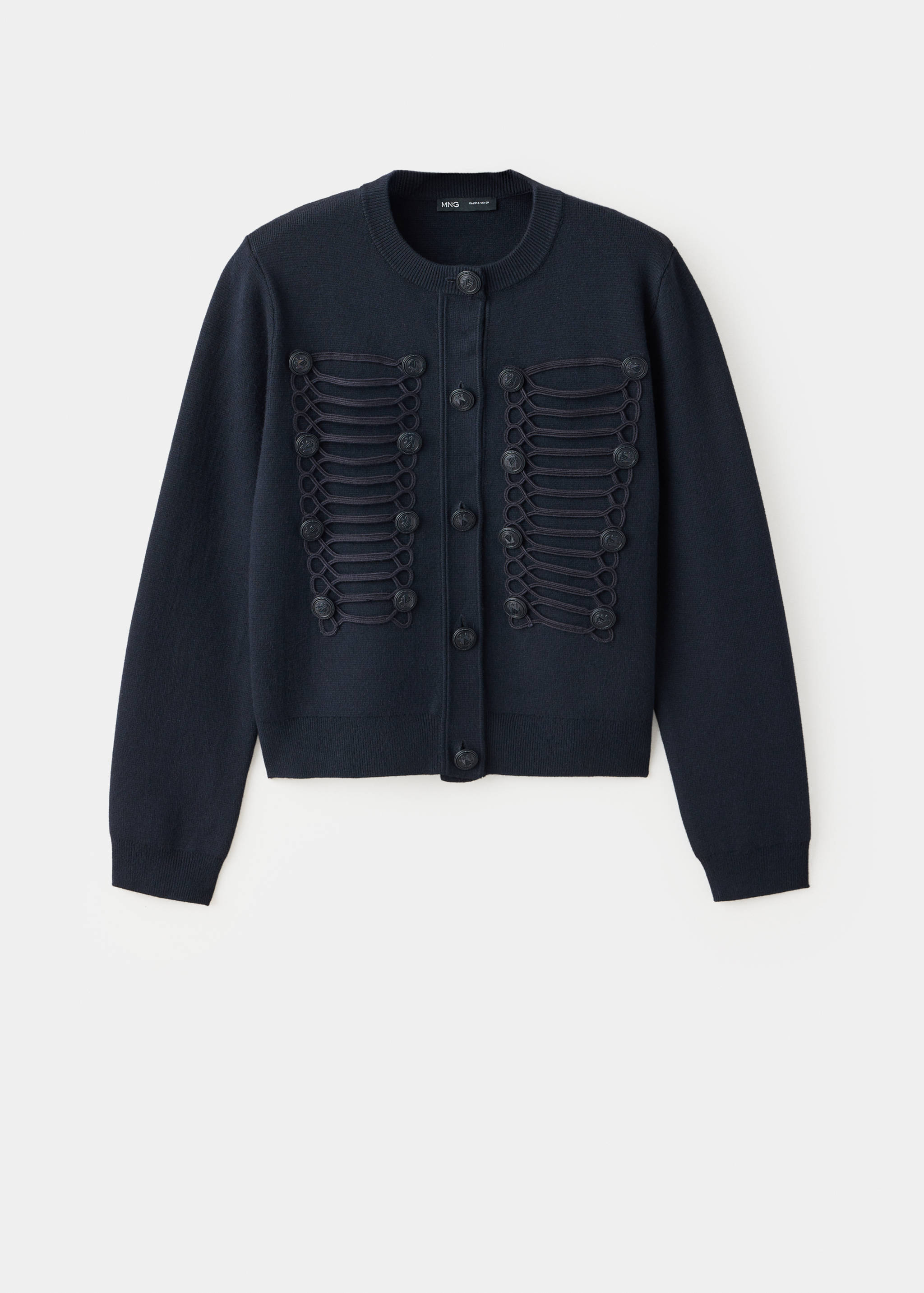 Toggle detail knitted jacket - Article without model