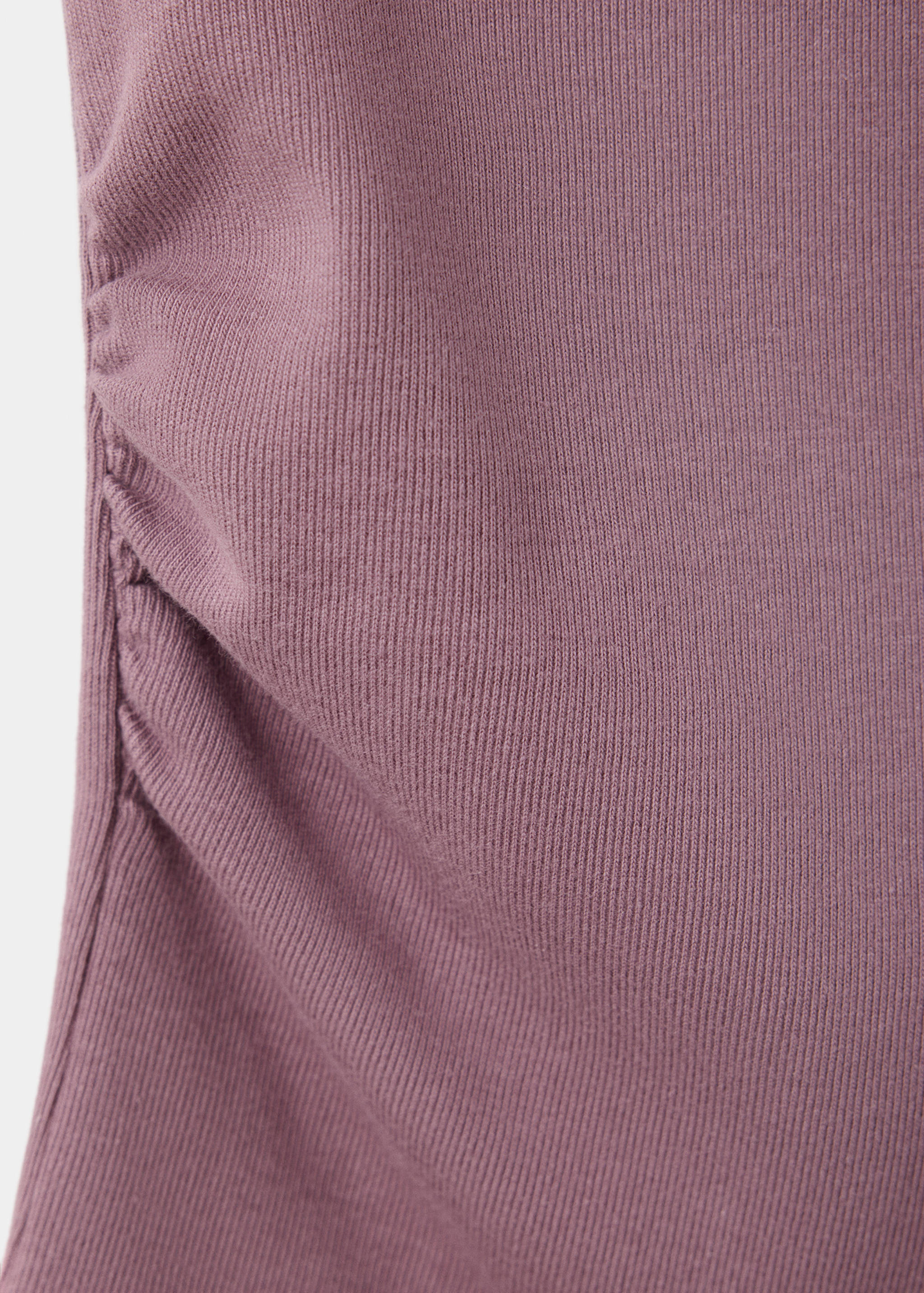 Ruched maternity T-shirt - Details of the article 0