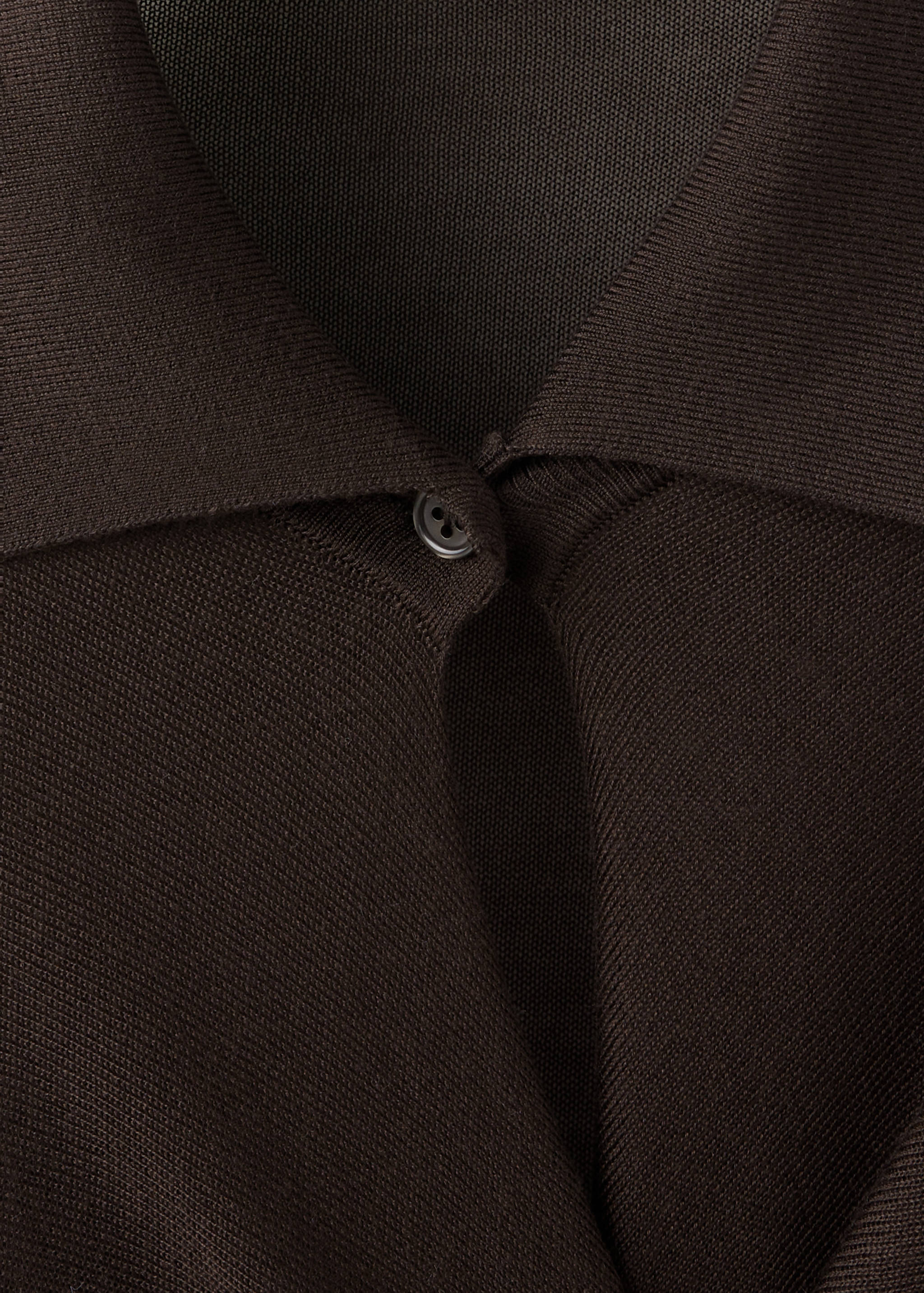 Wrap-front lyocell cardigan - Details of the article 8