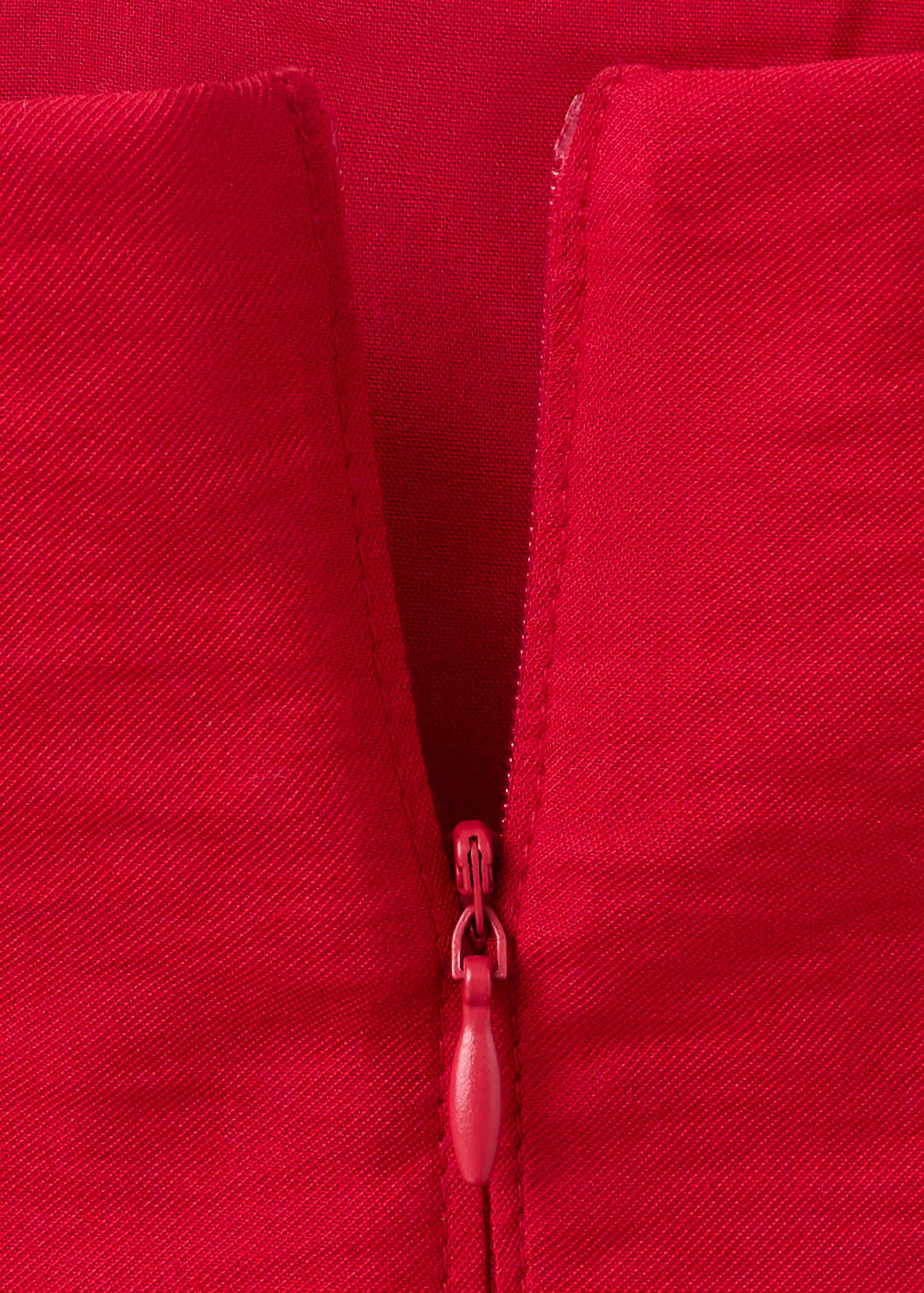 Robe trapèze dos avec nœud - Détail de l'article 0