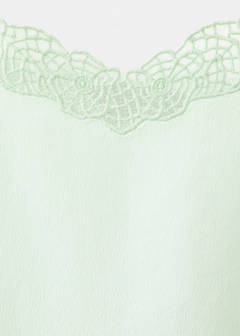 Strappy top with lace detail — Mint Green 5