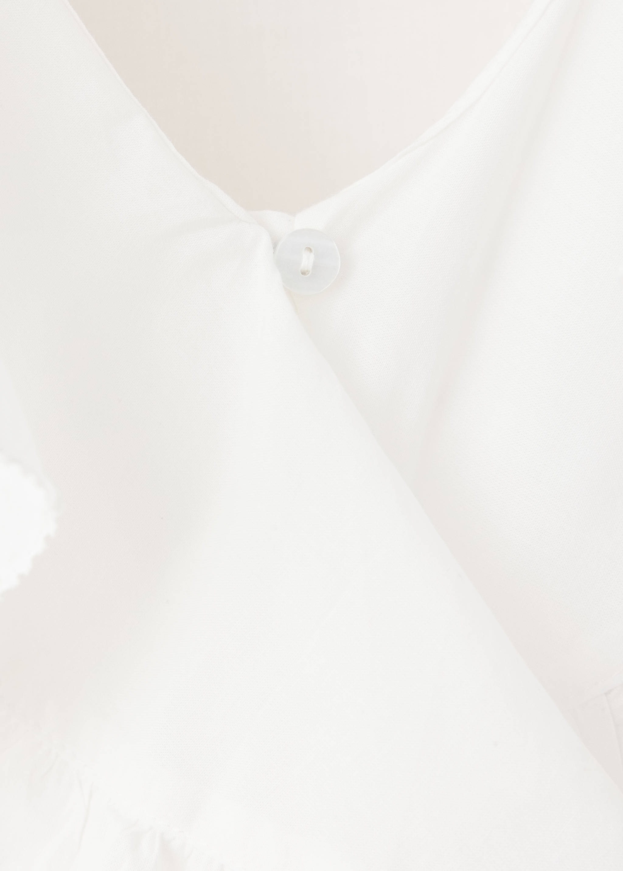 Ruffled cotton blouse - Details of the article 8