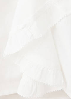 Ruffled cotton blouse — Off White 7