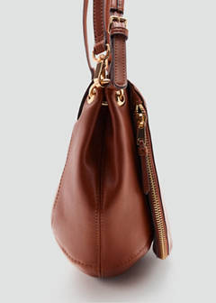 Crossbody bag with flap — Leather 3