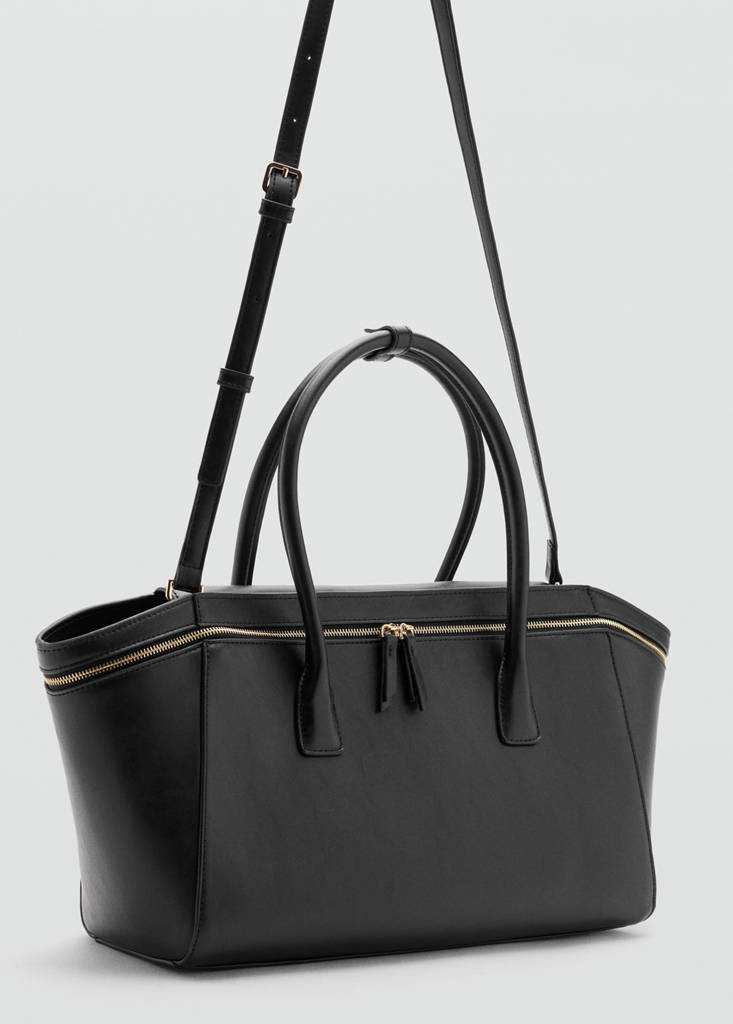 Bowling bag with zips