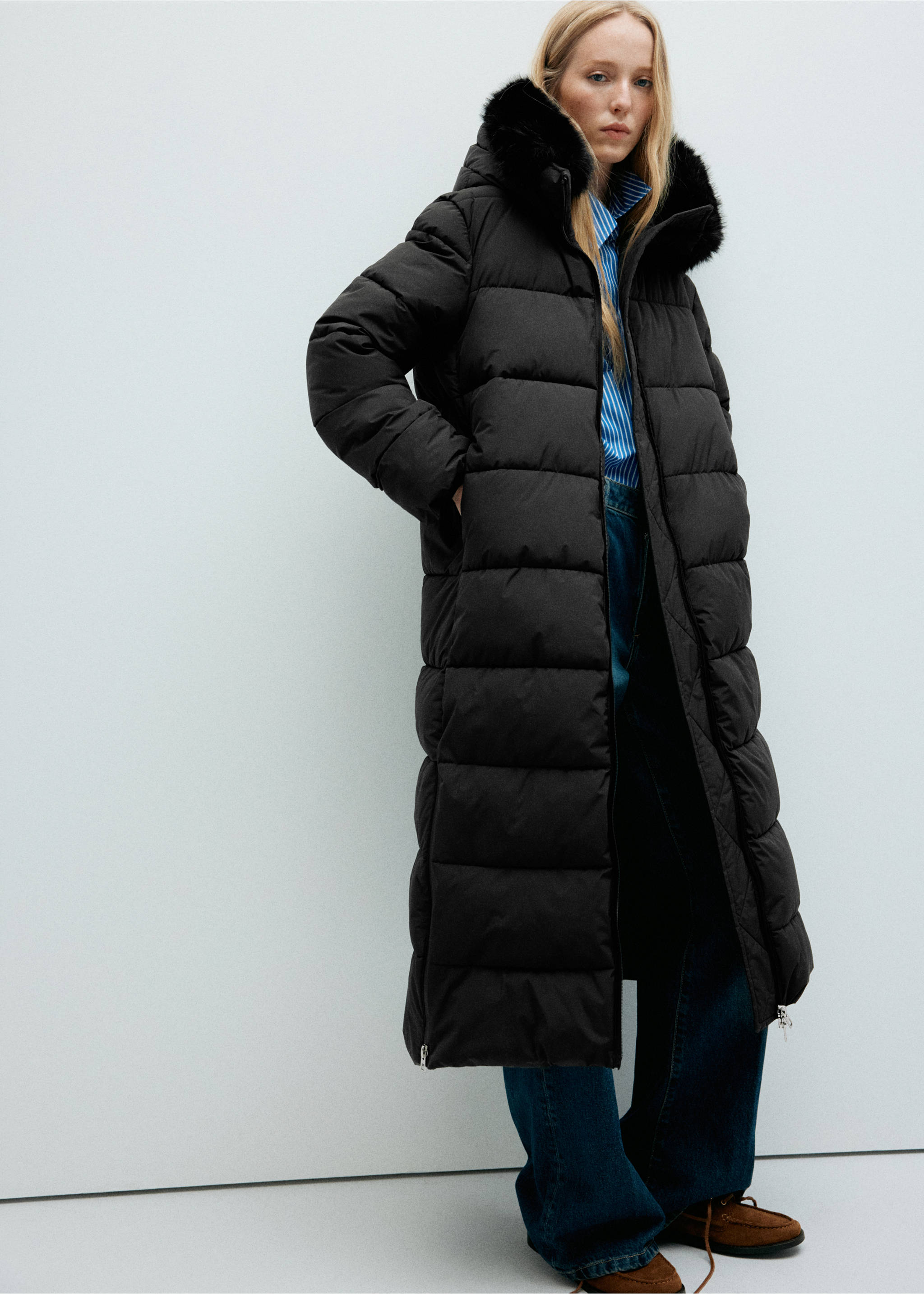 Anorak deluxy - Plan général, Noir. Ref: 37094099-00.